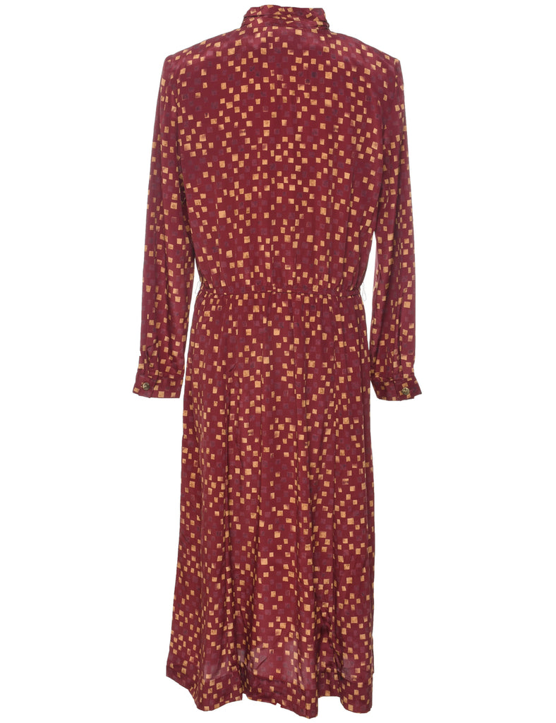 Maroon Dress - L