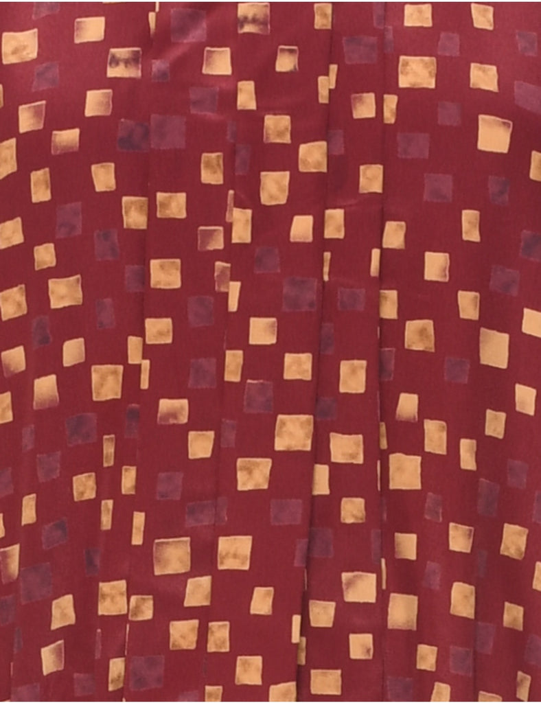 Maroon Dress - L