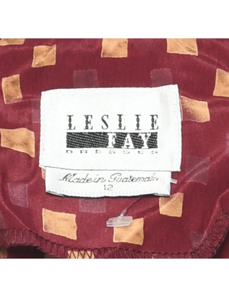 Maroon Dress - L