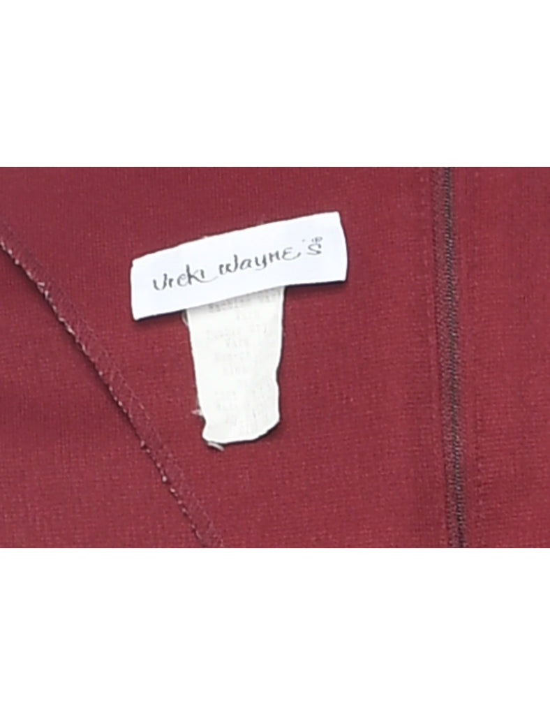 Maroon Dress - L