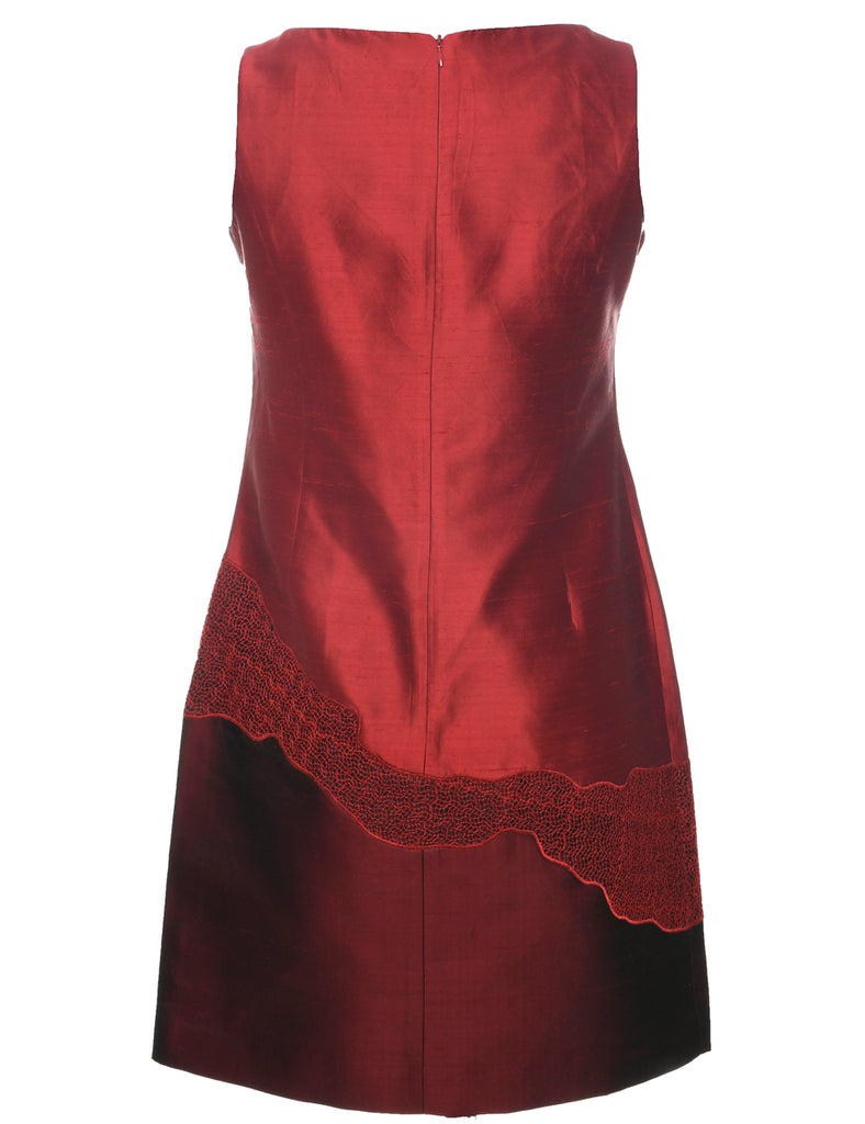 Maroon Evening Dress - M