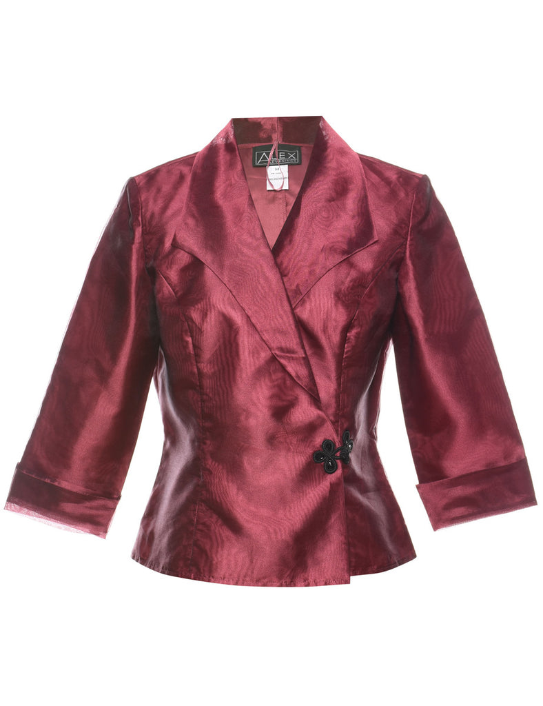 Maroon Evening Jacket - M