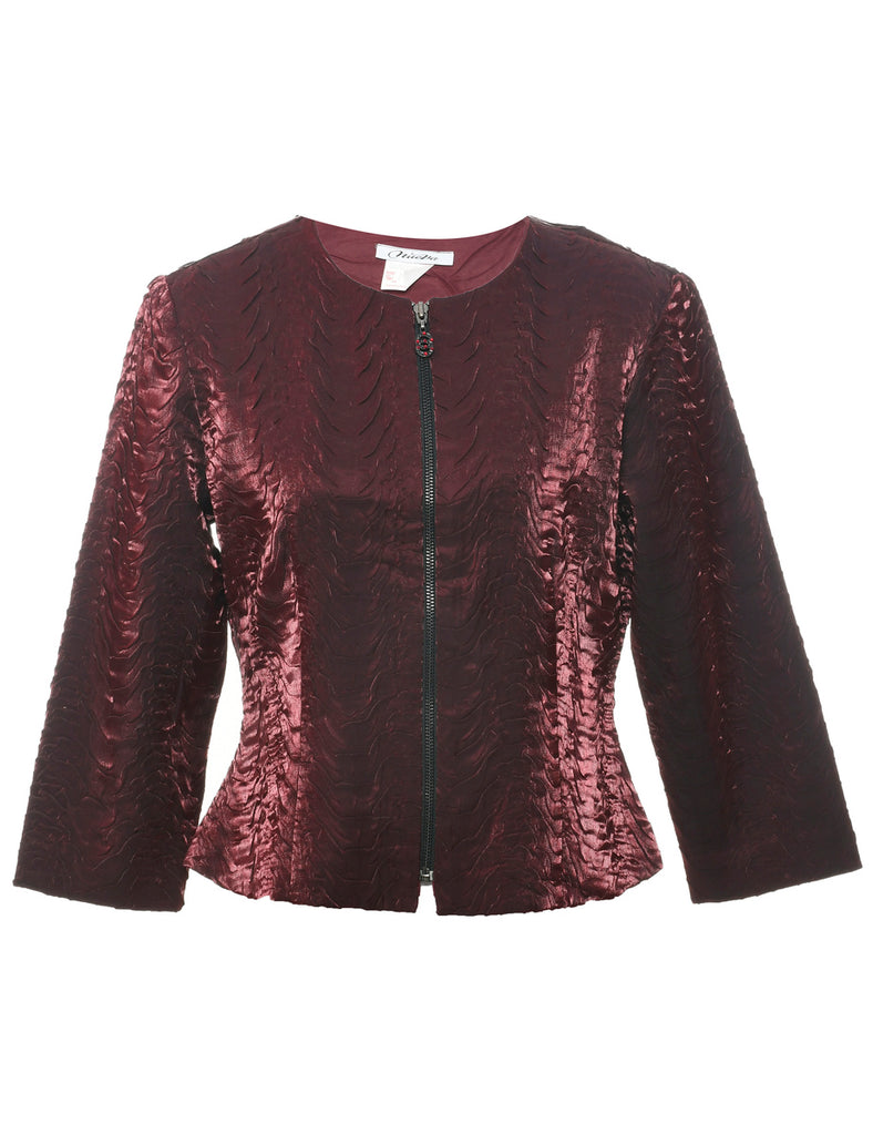 Maroon Evening Jacket - M
