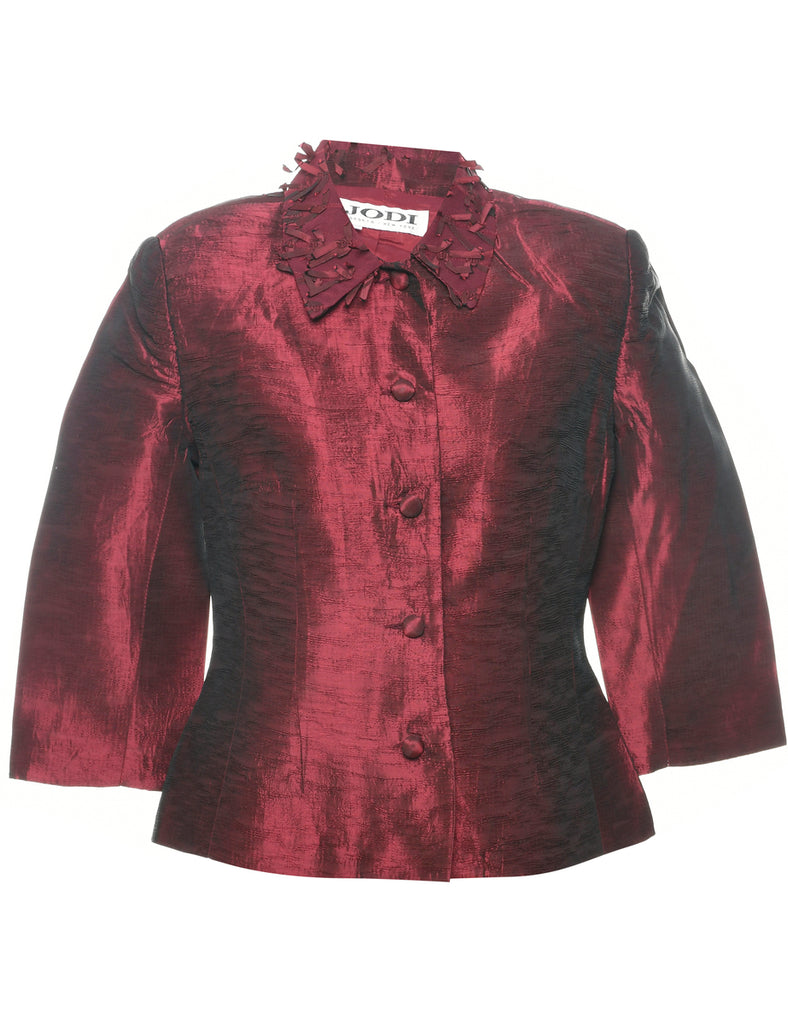 Maroon Evening Jacket - M