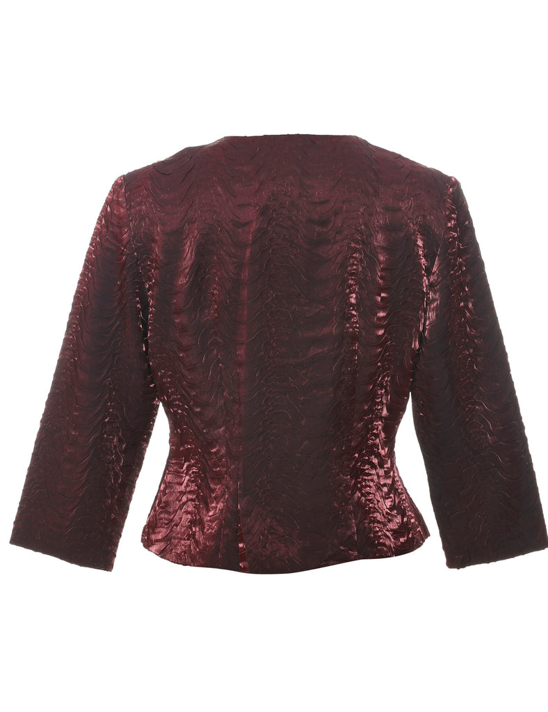 Maroon Evening Jacket - M