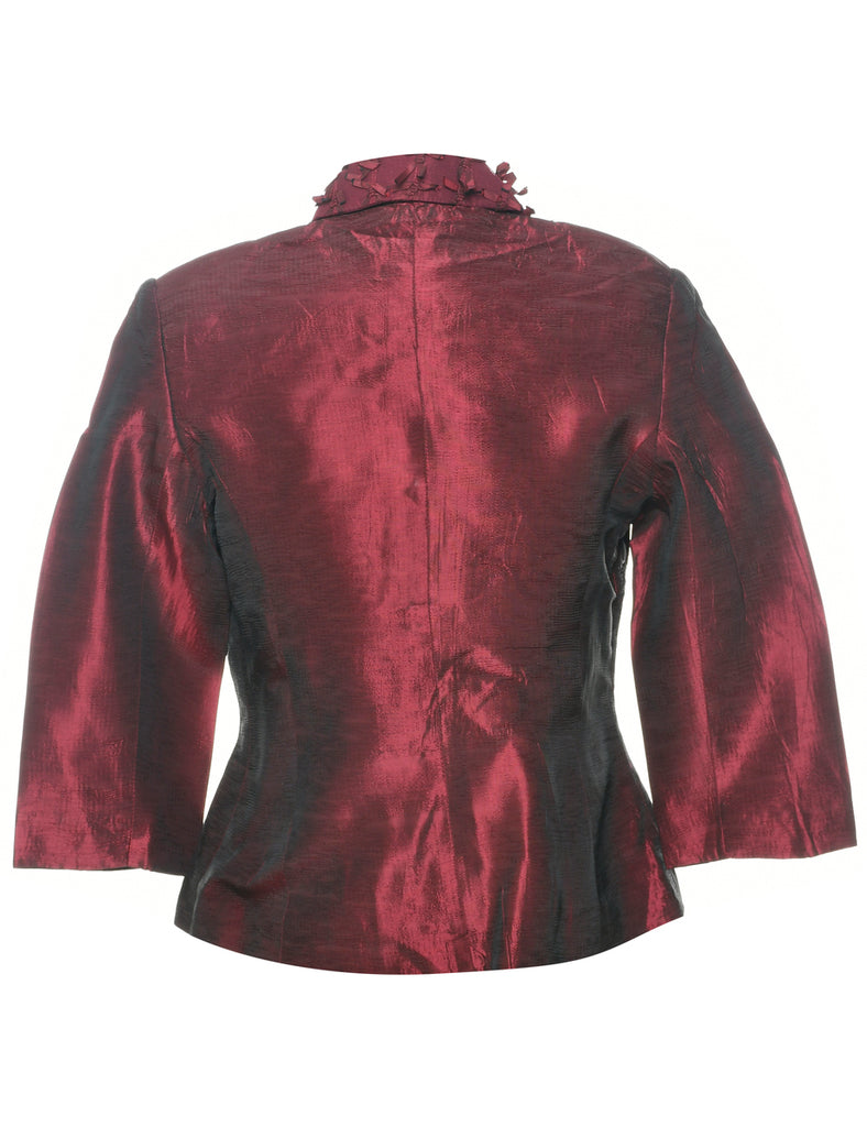 Maroon Evening Jacket - M