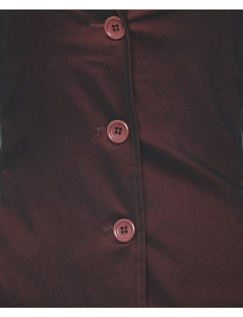 Maroon Evening Jacket - XS