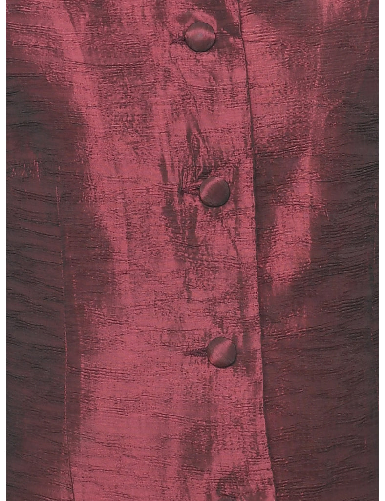 Maroon Evening Jacket - M