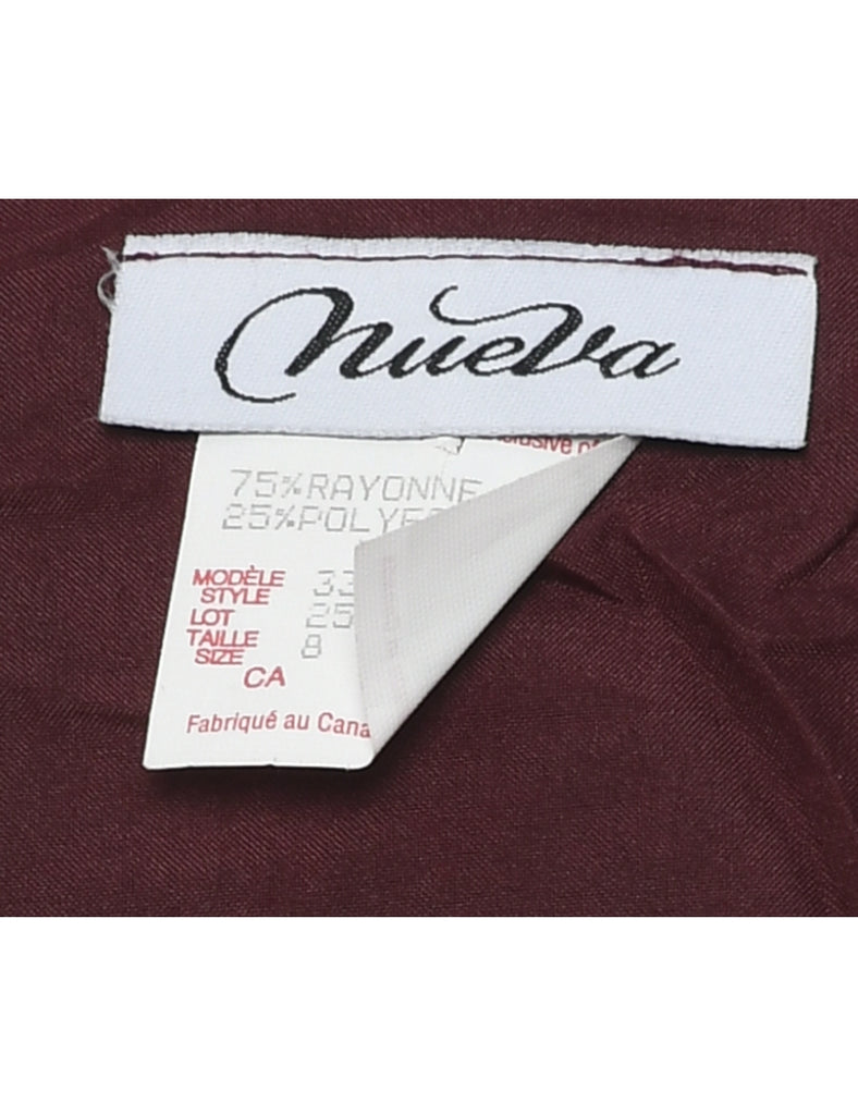 Maroon Evening Jacket - M