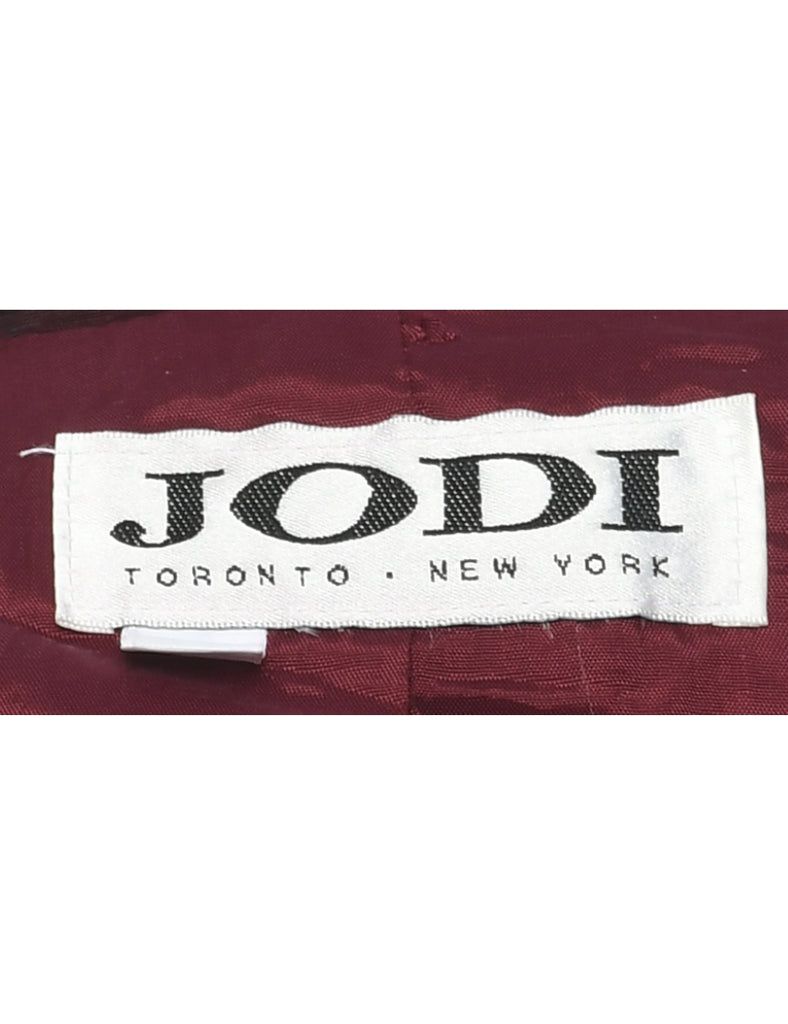 Maroon Evening Jacket - M
