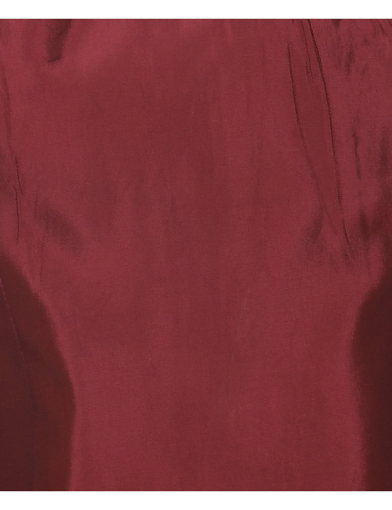 Maroon Evening Top - XS