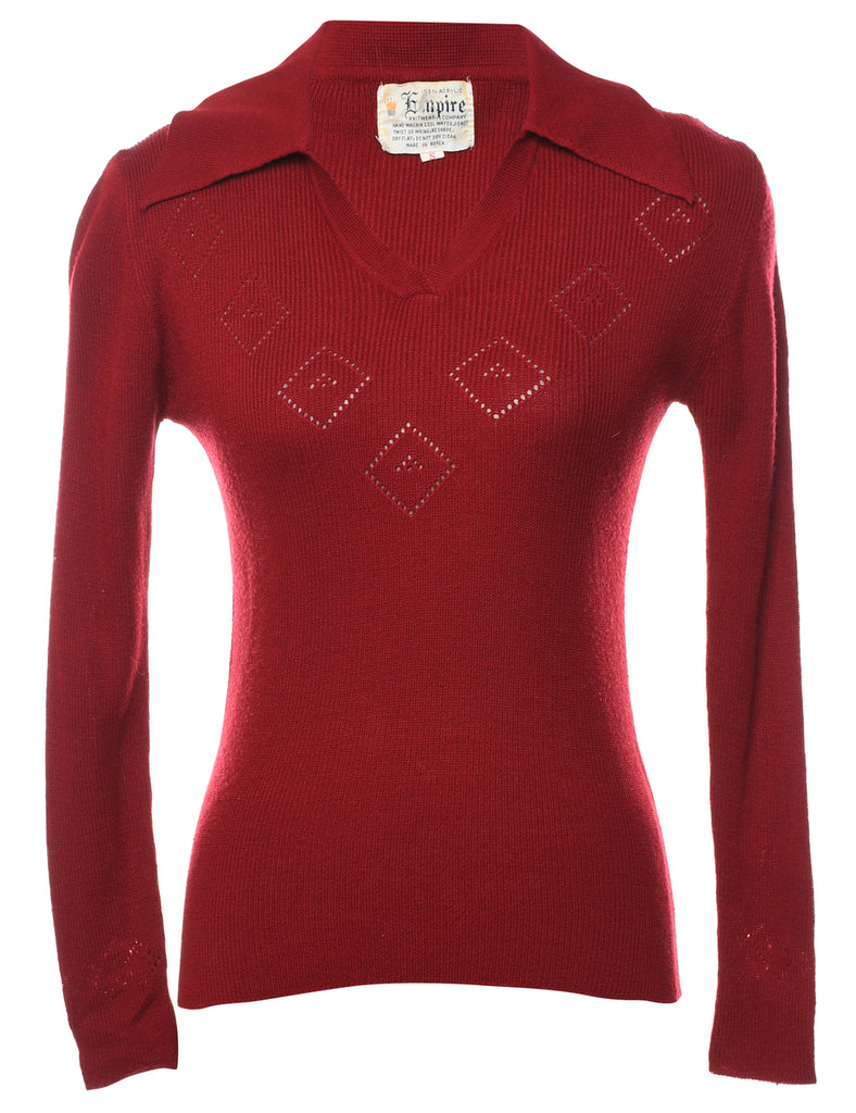 Maroon Jumper - S