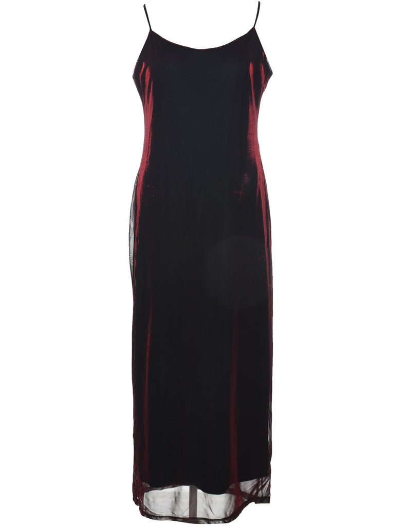 Maroon Maxi Dress - XL
