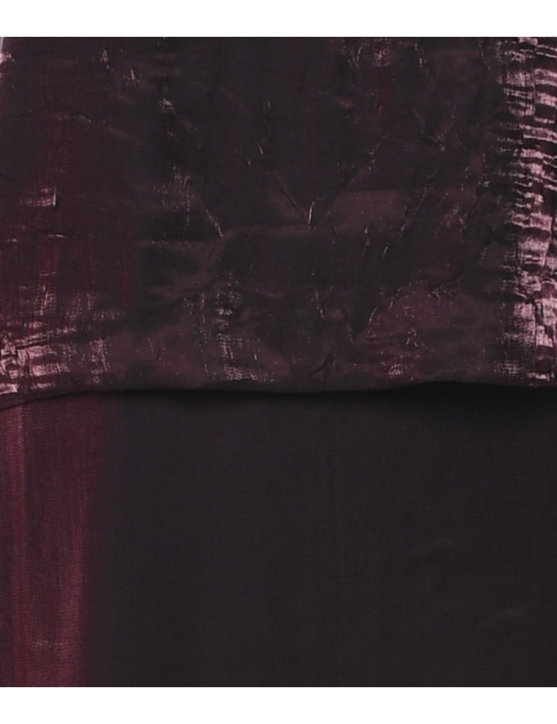 Maroon Maxi Dress - XL