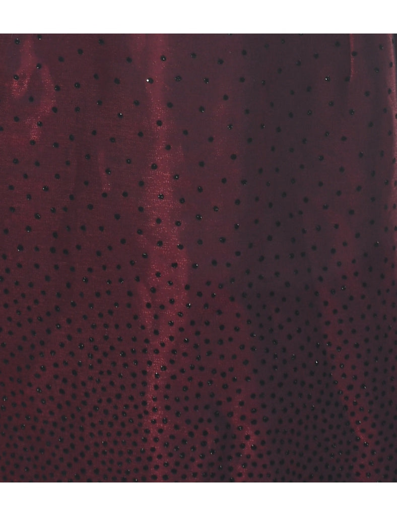 Maroon Party Dress - L