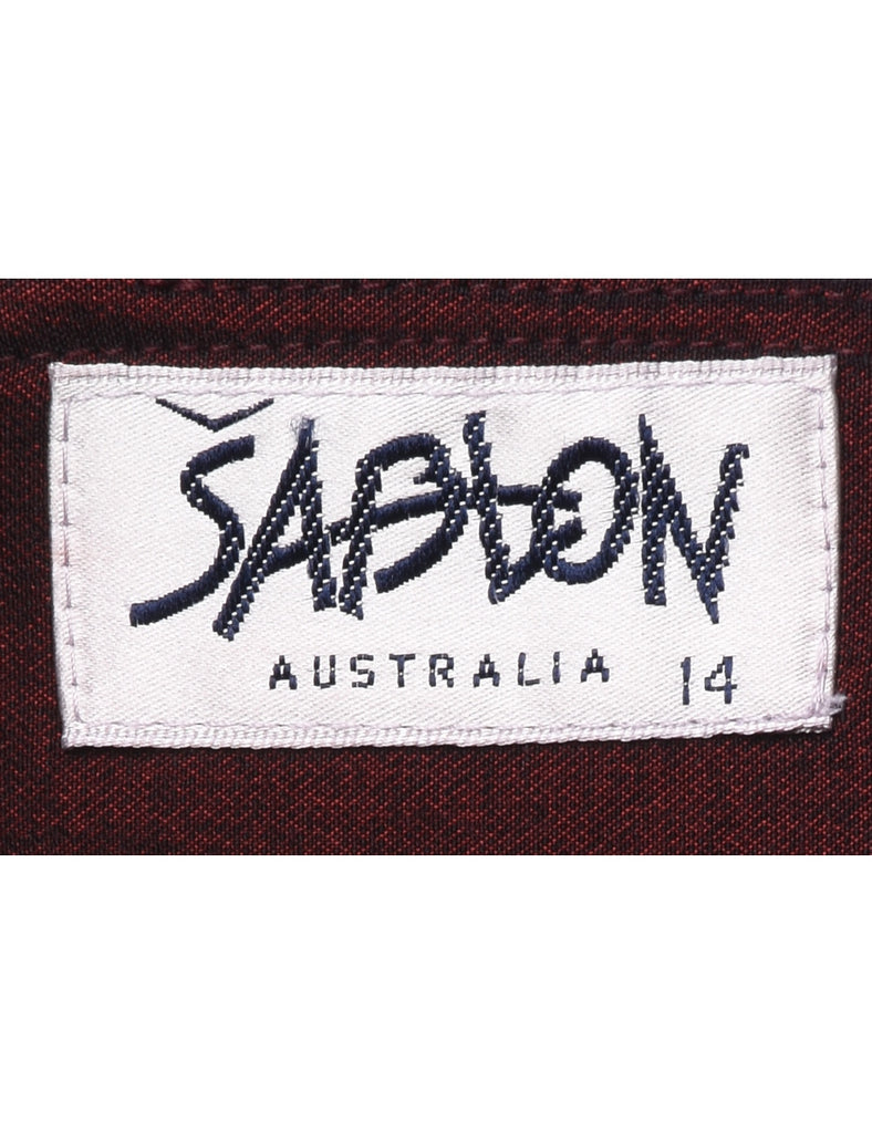 Maroon Trousers - W32 L30