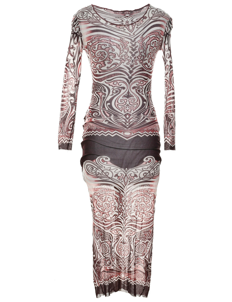 Medallion Print Dress - XS