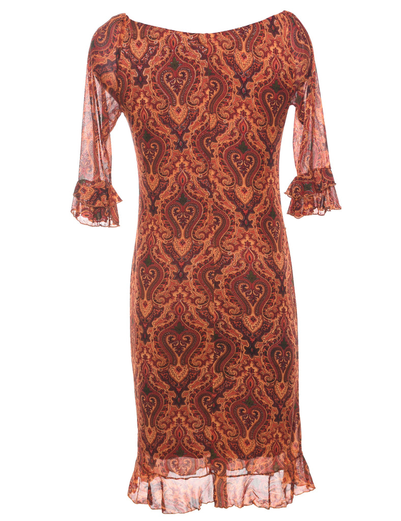 Medallion Print Dress - S