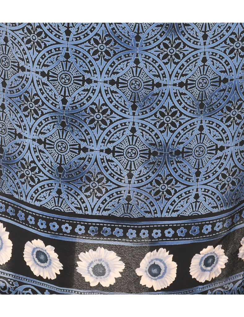 Medallion Print Maxi Skirt - S