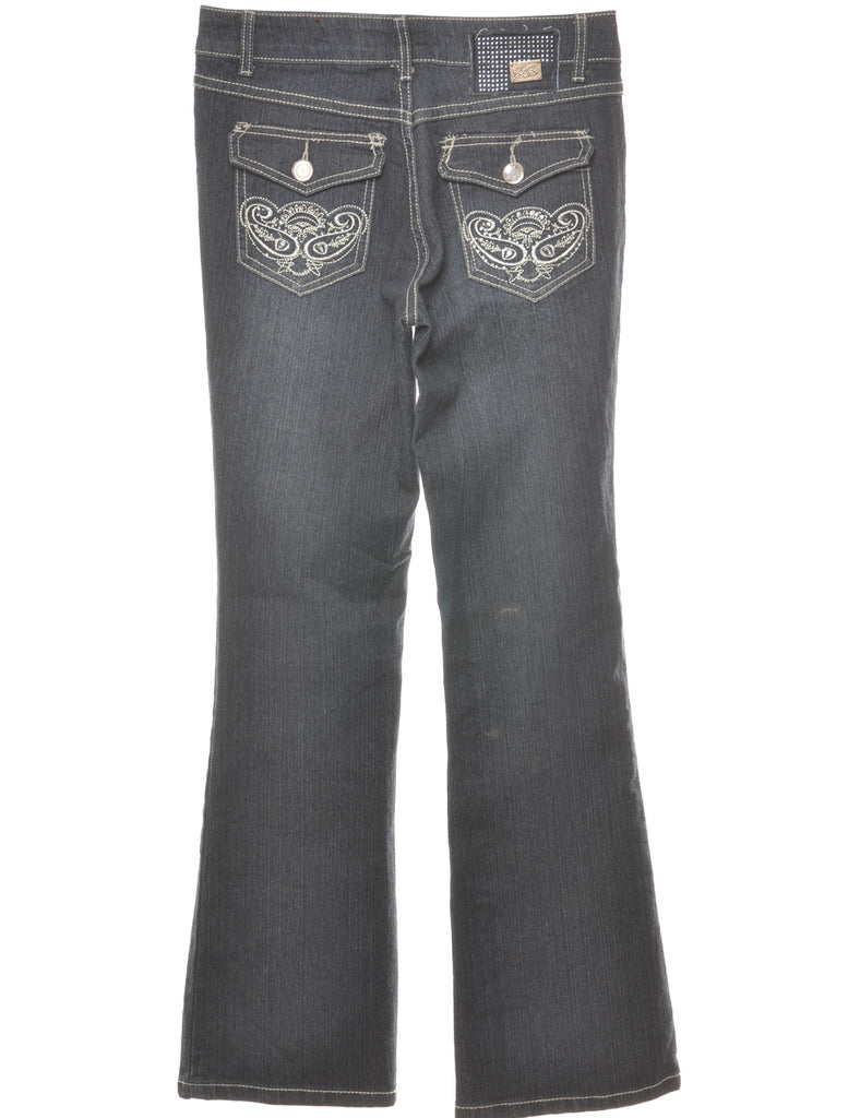 Medium Wash Boot Cut Jeans - W29 L32