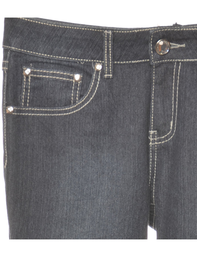 Medium Wash Boot Cut Jeans - W29 L32