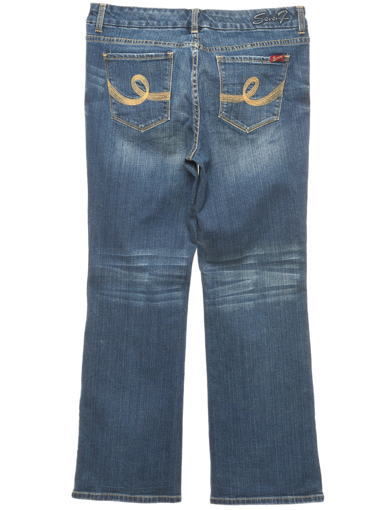 Medium Wash Bootcut Jeans - W34 L32