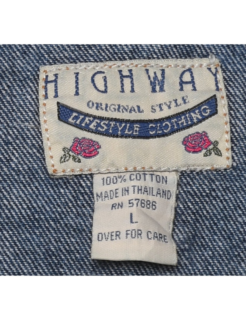 Medium Wash Denim 1990s Jacket - L