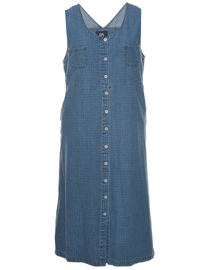 Medium Wash Denim Dress - XL