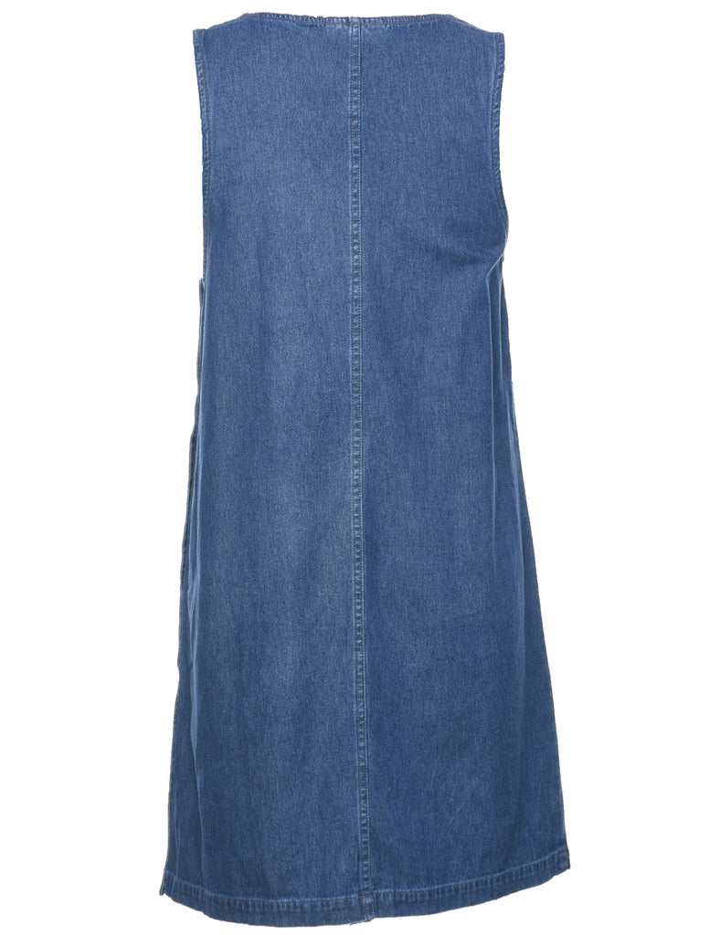 Medium Wash Denim Dress - M