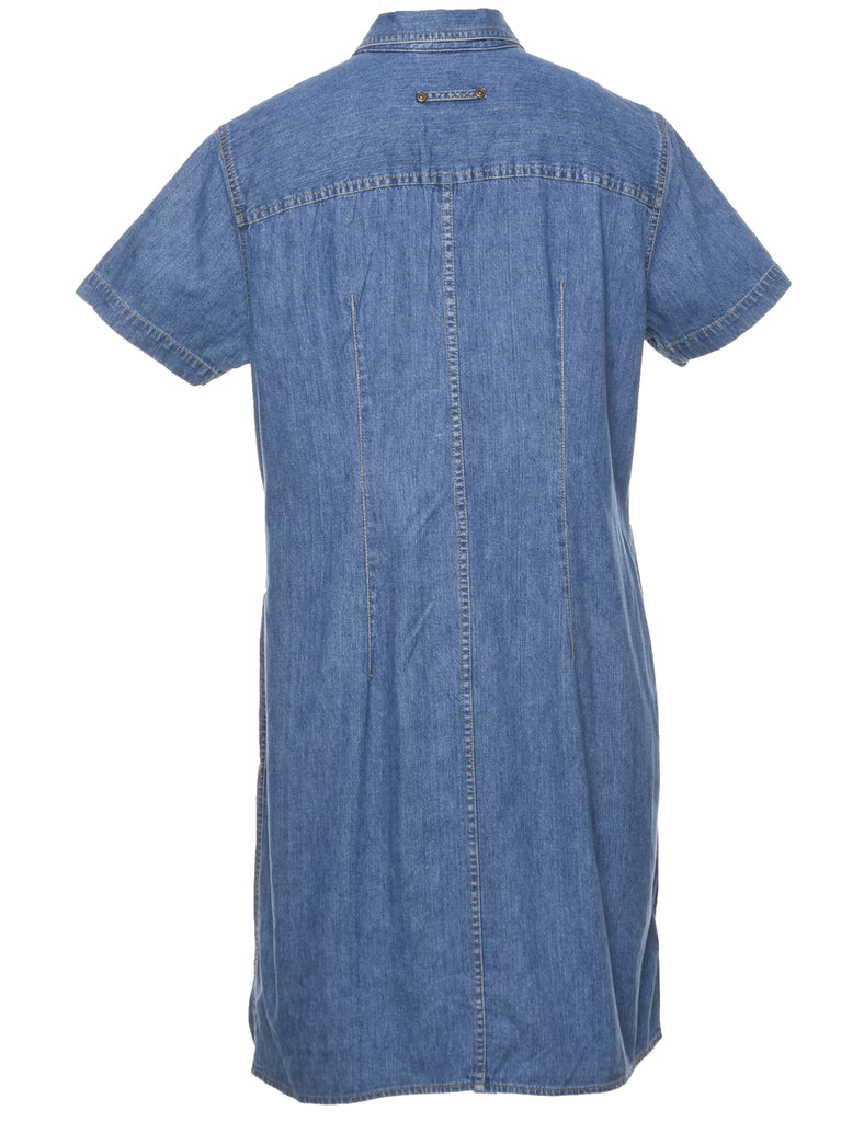 Medium Wash Denim Dress - XL