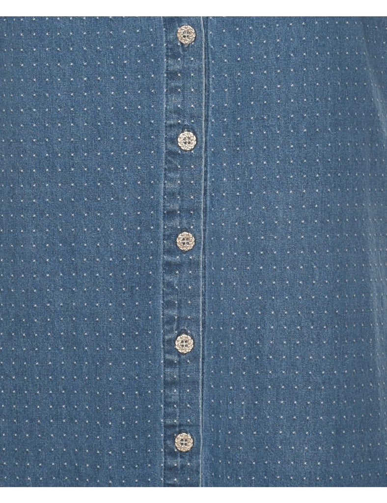 Medium Wash Denim Dress - XL