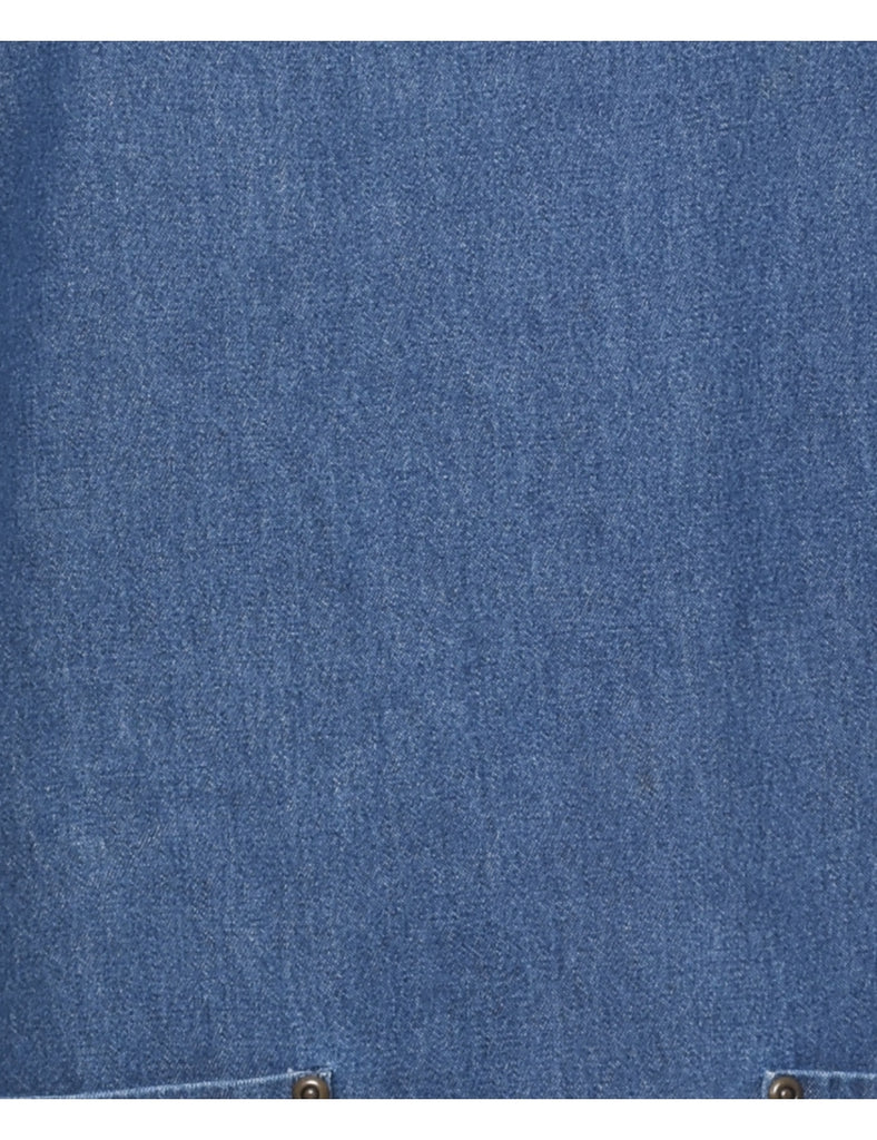 Medium Wash Denim Dress - M