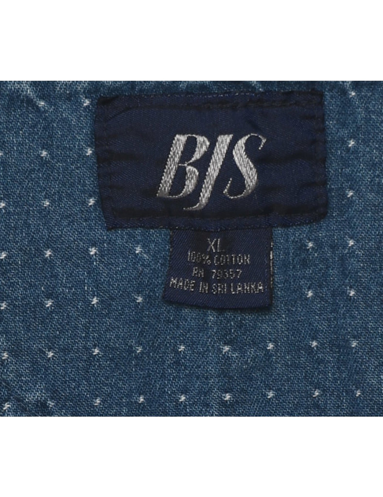Medium Wash Denim Dress - XL