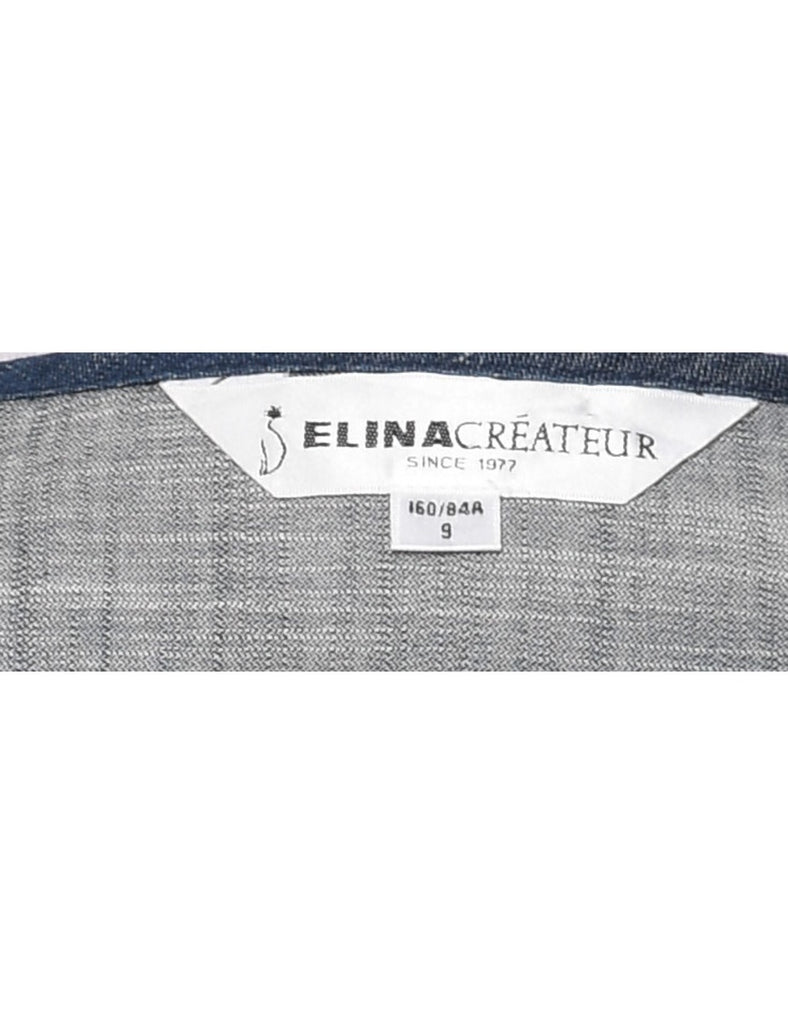 Medium Wash Denim Dress - S