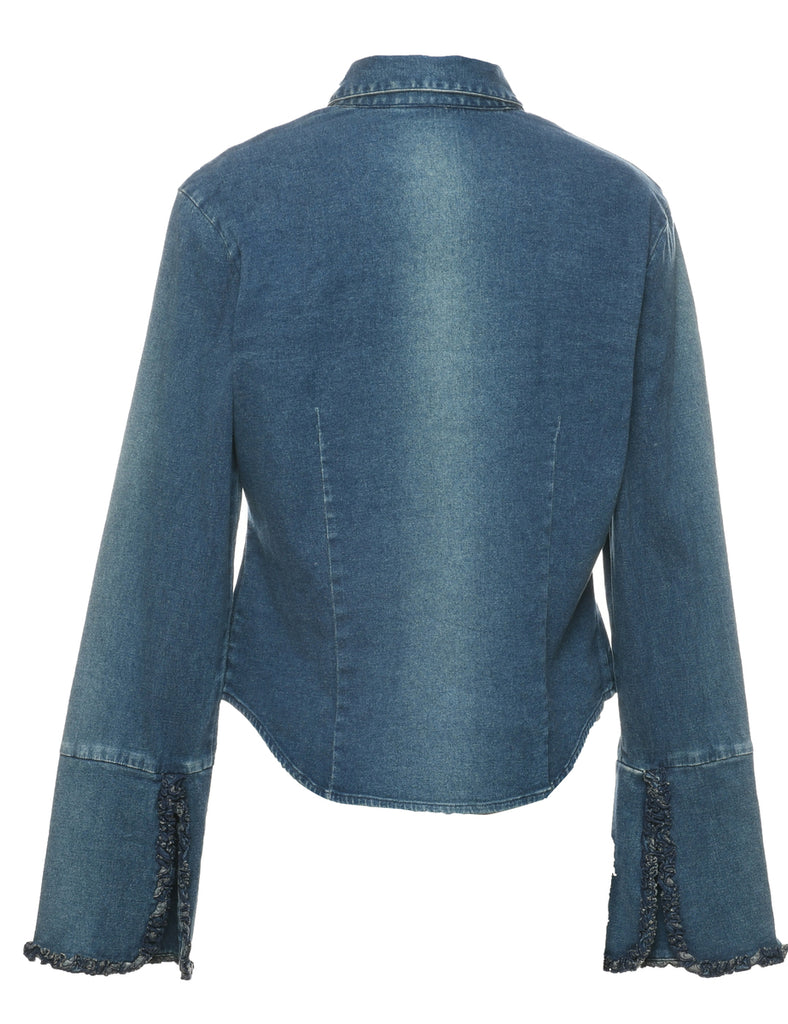 Medium Wash Denim Shirt - M