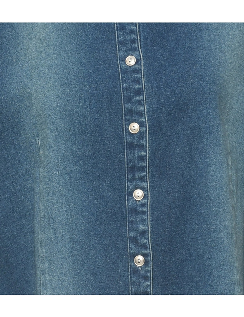 Medium Wash Denim Shirt - M