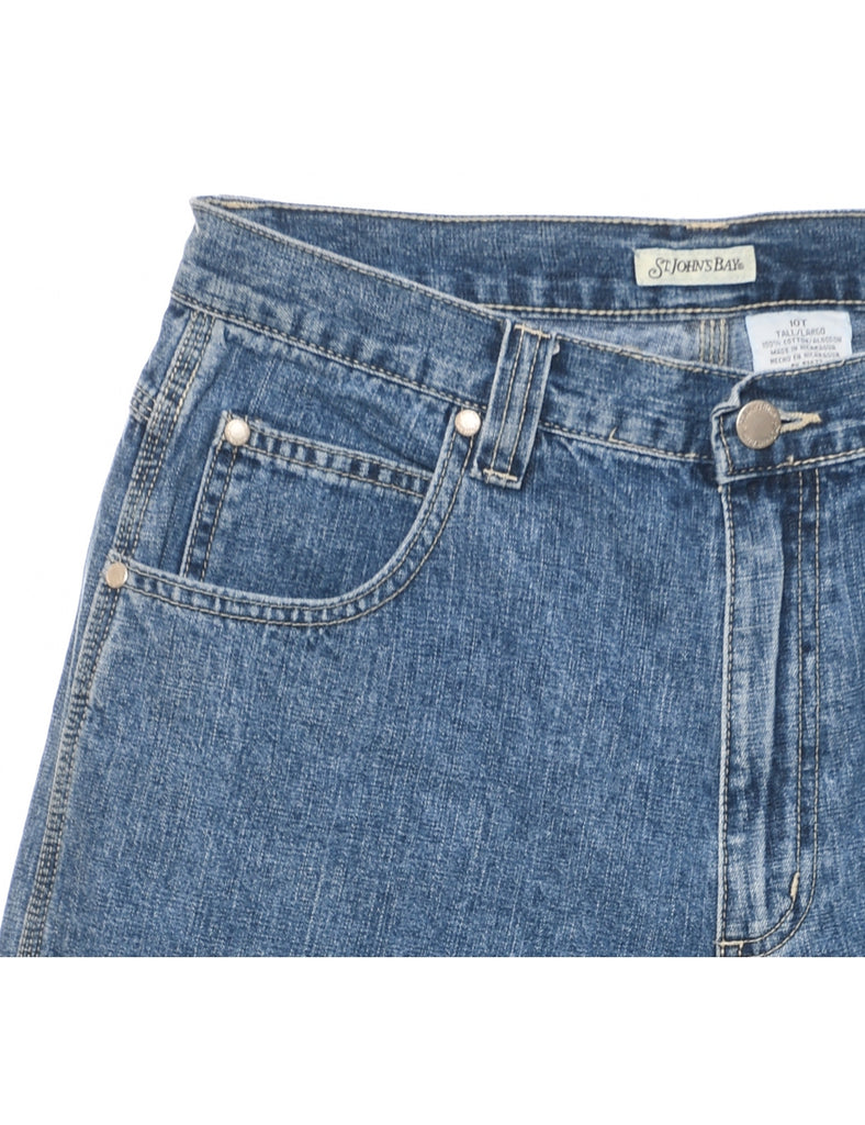 Medium Wash Denim Shorts - W30 L12