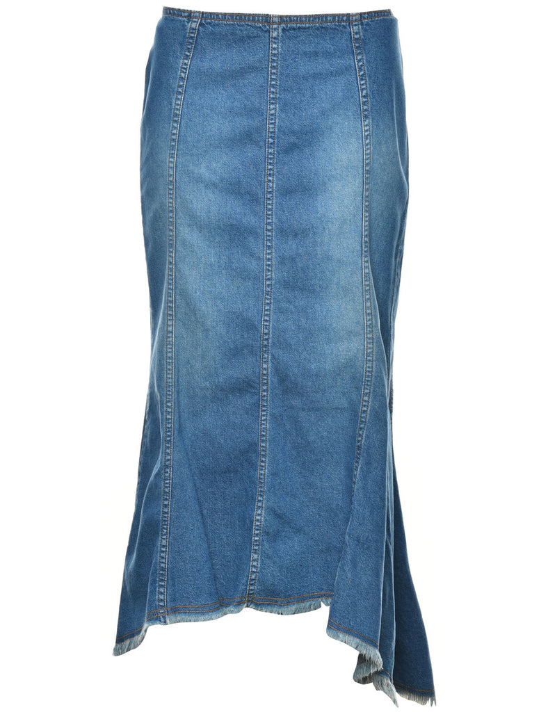 Medium Wash Denim Skirt - M