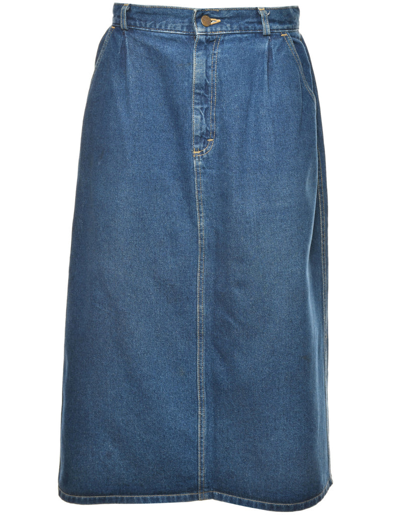 Medium Wash Denim Skirt - M