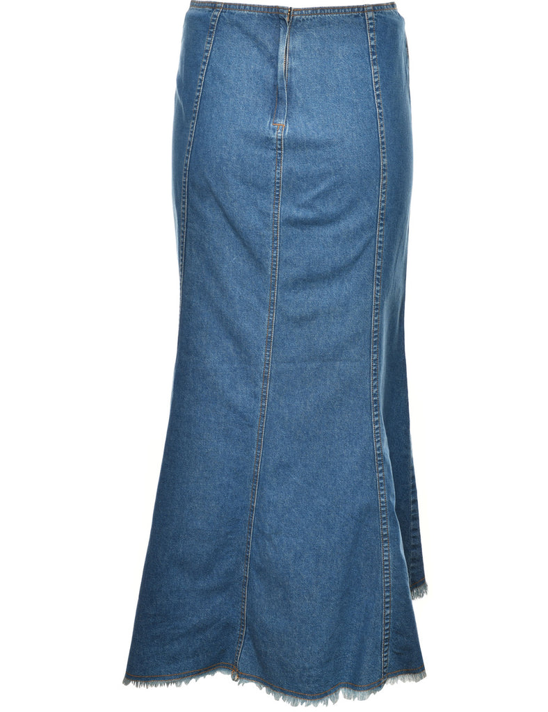 Medium Wash Denim Skirt - M