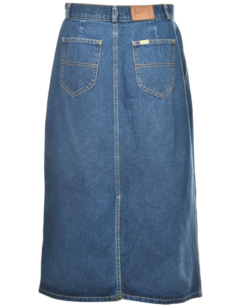 Medium Wash Denim Skirt - M