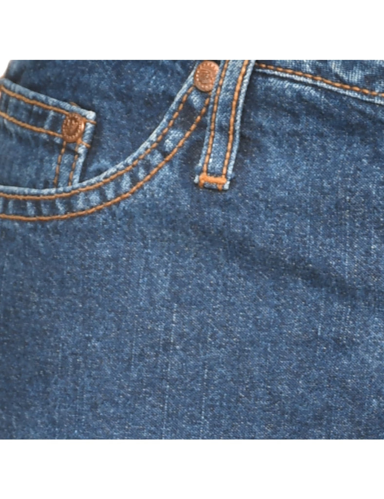 Medium Wash Denim Skirt - M