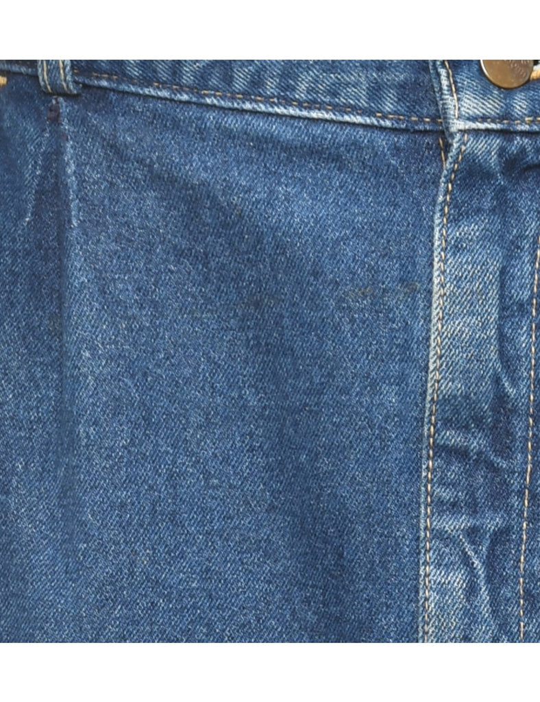 Medium Wash Denim Skirt - M