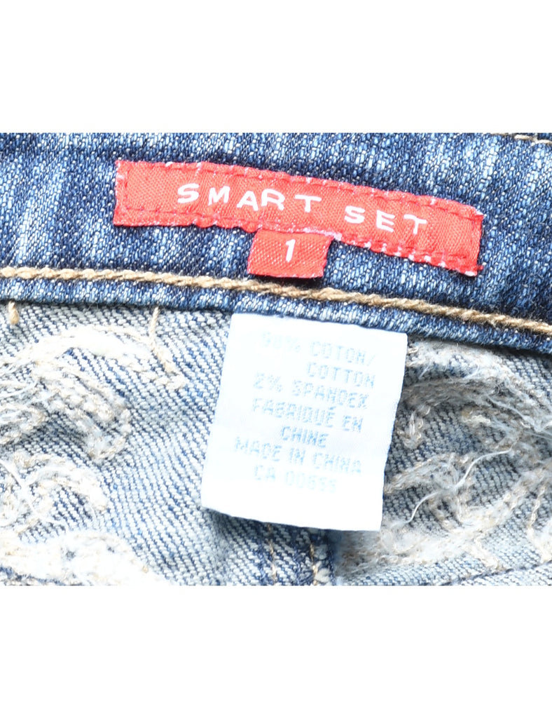 Medium Wash Denim Y2K Skirt - M