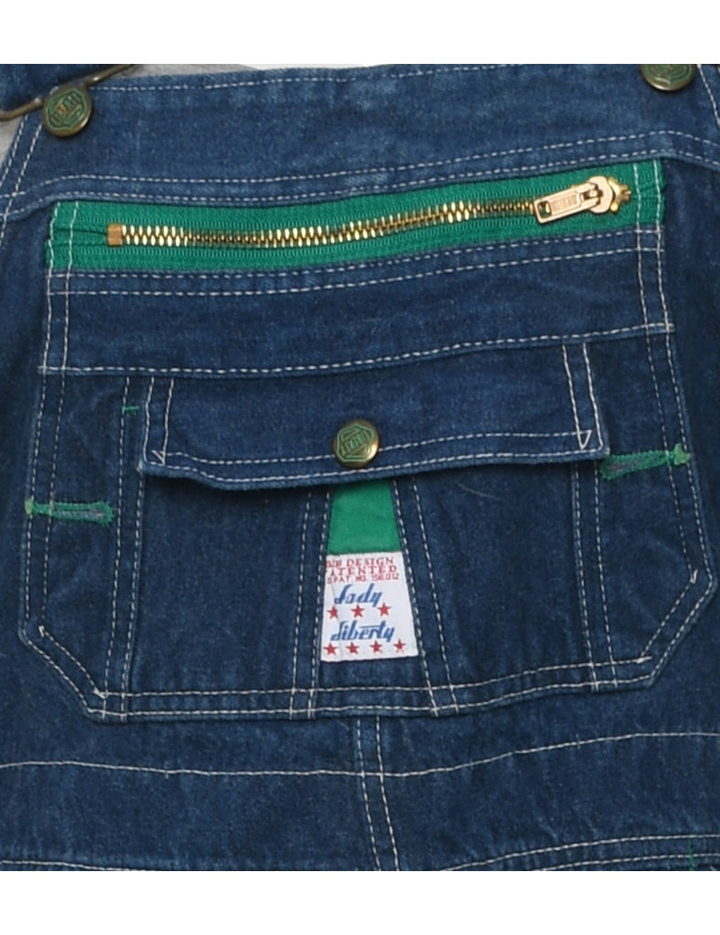Medium Wash Dungarees - W30 L28