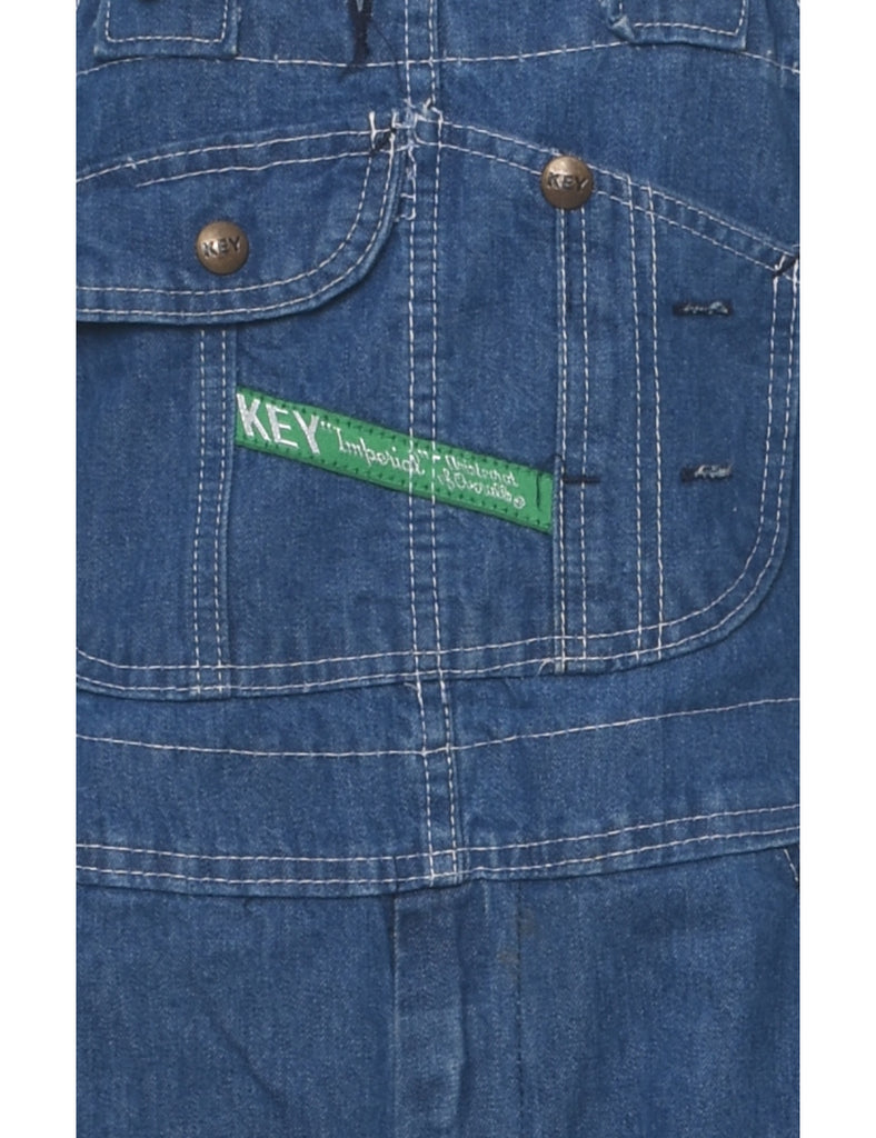Medium Wash Dungarees - W33 L31