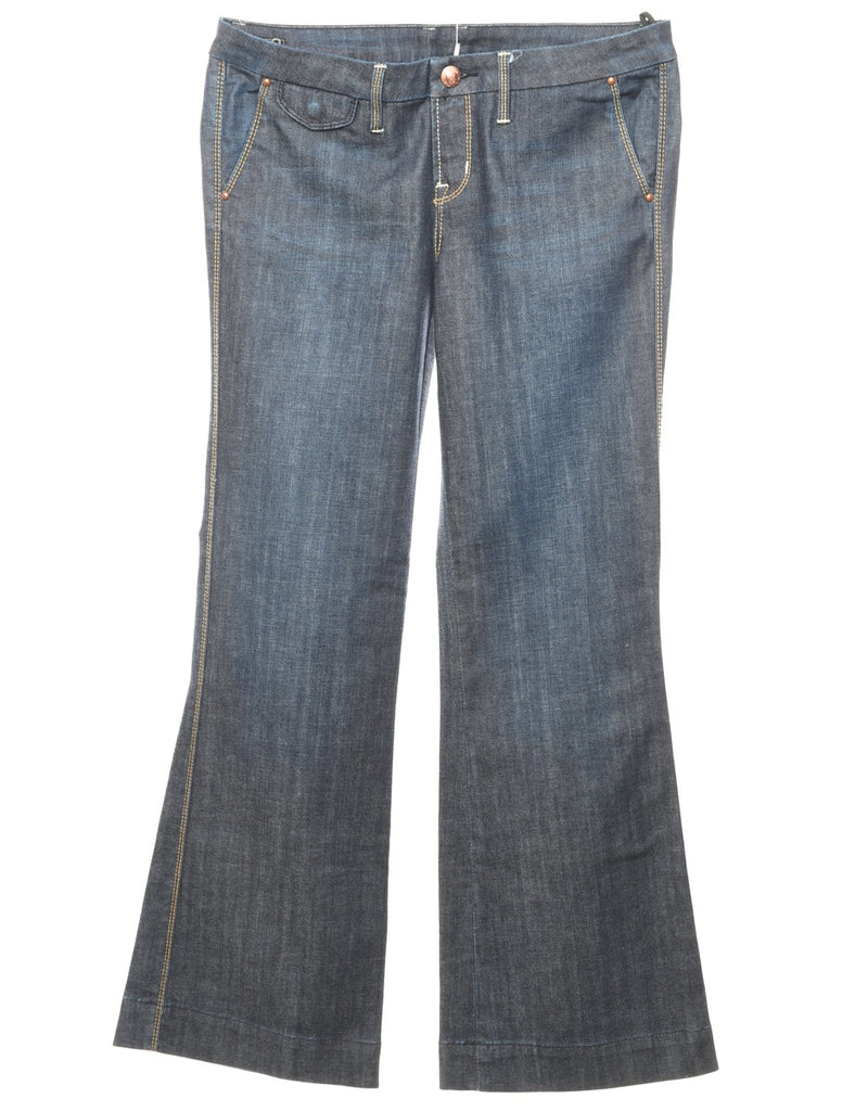 Medium Wash Flared Jeans - W36 L34