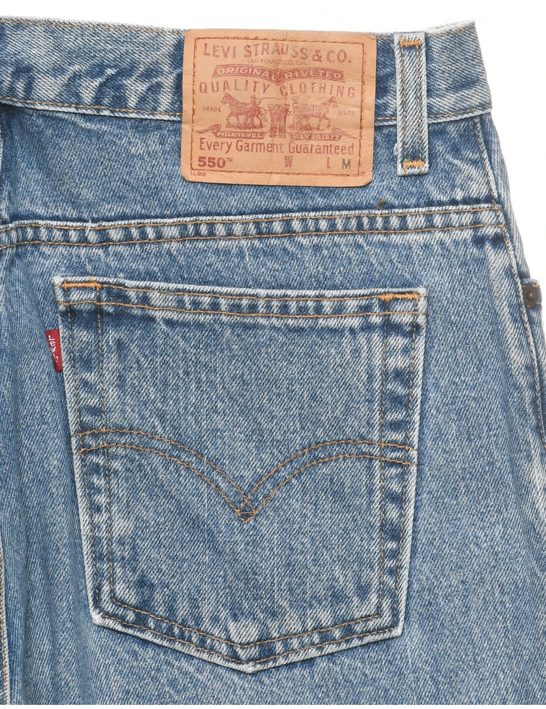 Medium Wash Levi's 550's Fit Jeans - W33 L31