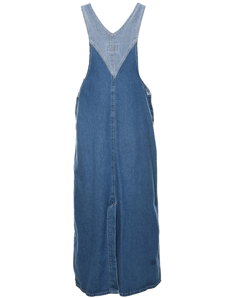 Medium Wash Pinafore Dress - M