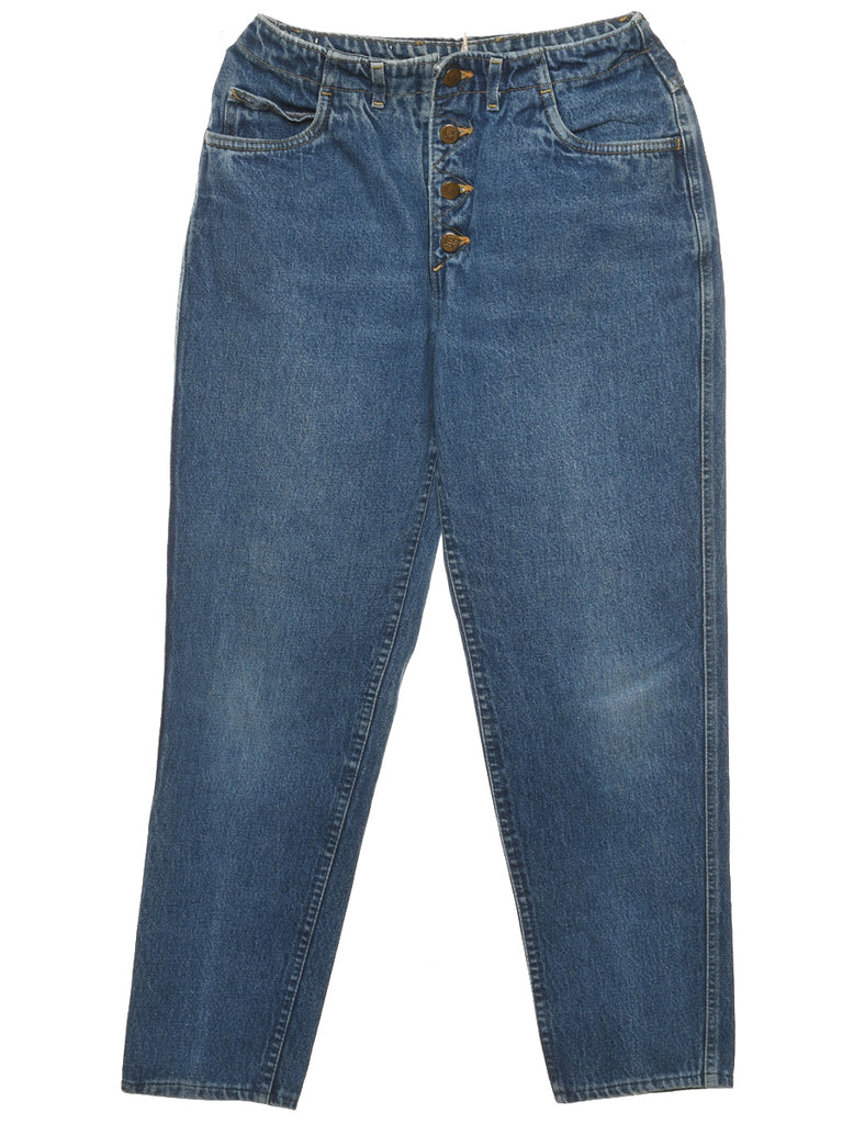 Medium Wash Tapered Jeans - W28 L27